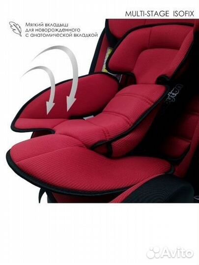 Автокресло Babyton multi stage isofix ruby