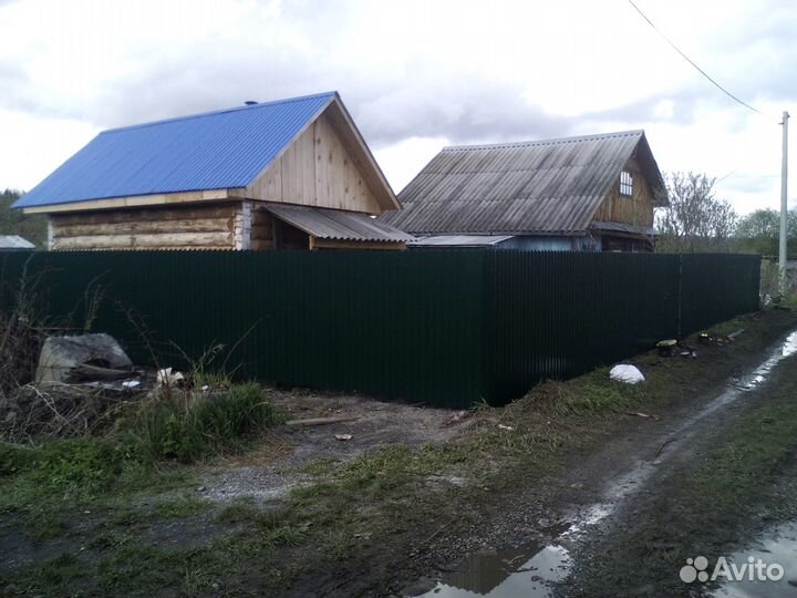 Заборы ворота калитки, крыши