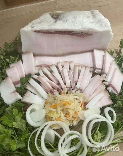 Сало деревенское высший сорт 1кг