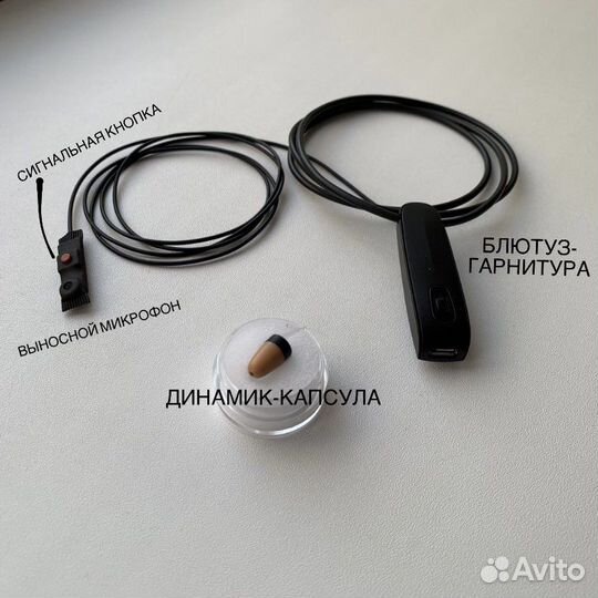 Микронаушник капсульный