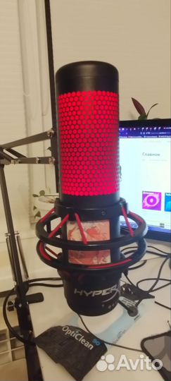 Микрофон HyperX quadcast черный