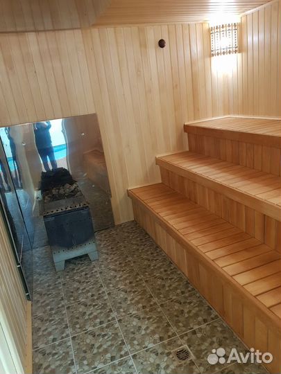 Сауна с бассейном