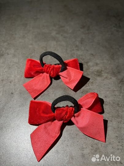 Бантики на резинках для волос для девочек