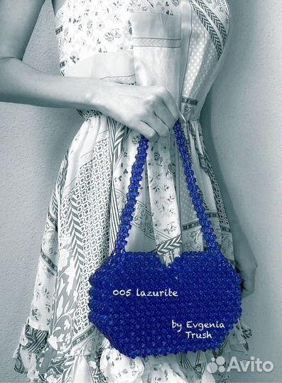 Сумка-сердце из бусин прокат/продажа