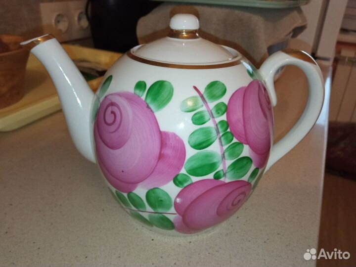 Чайник заварочный фарфоровый СССР