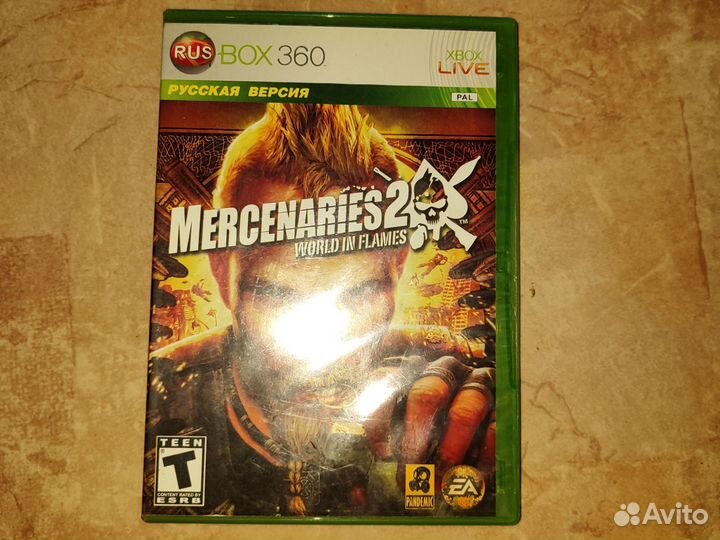 Игра для Xbox 360 Mercenaries 2 world in flames