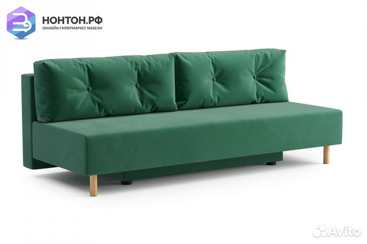 Диван еврокнижка Сайле зеленый