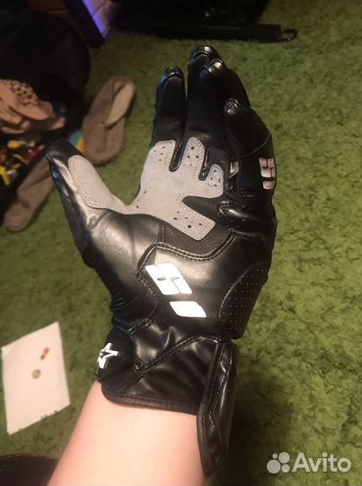 Короткие мото перчатки aplinestars S1