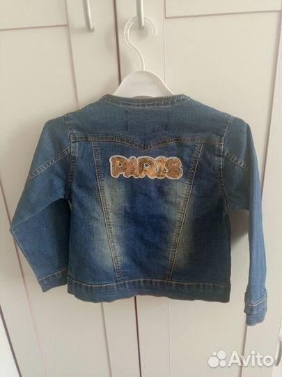 Джинсовая куртка для девочки