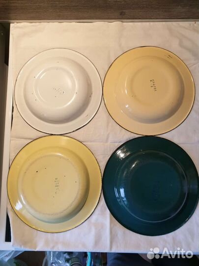 Тарелки эмалированные СССР