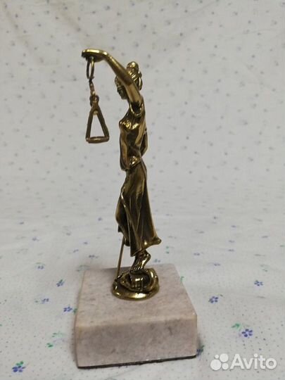 Фемида - Богиня правосудия Бронза Латунь