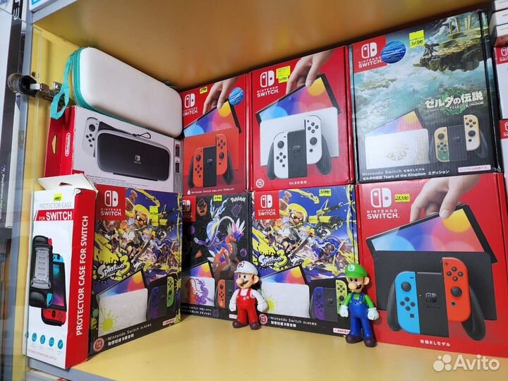 Nintendo Switch Новые/б.у. Прошитые,лимитированные