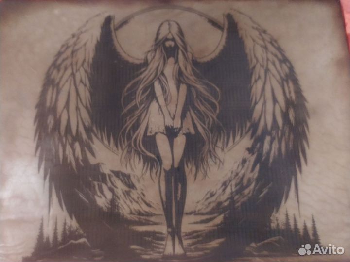 Коврик для мыши 300/400 натуральная кожа 4 мм