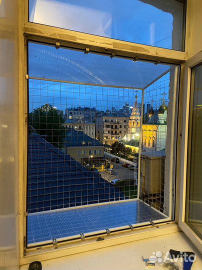 Балконы для выгула кошек, выгул для кота