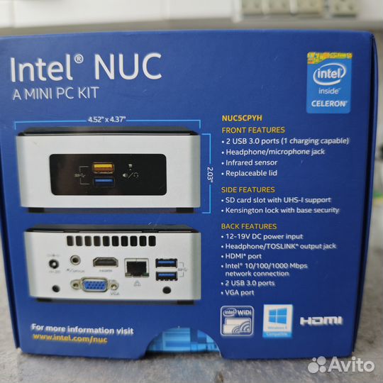 Минипк - платформа Intel NUC 5 boxnuc5cpyh