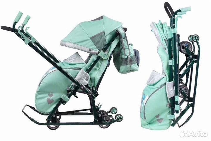 Санки-коляска Nika Ника детям 7-4