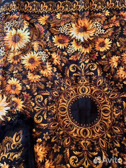 Павлопосадский шерстяной платок