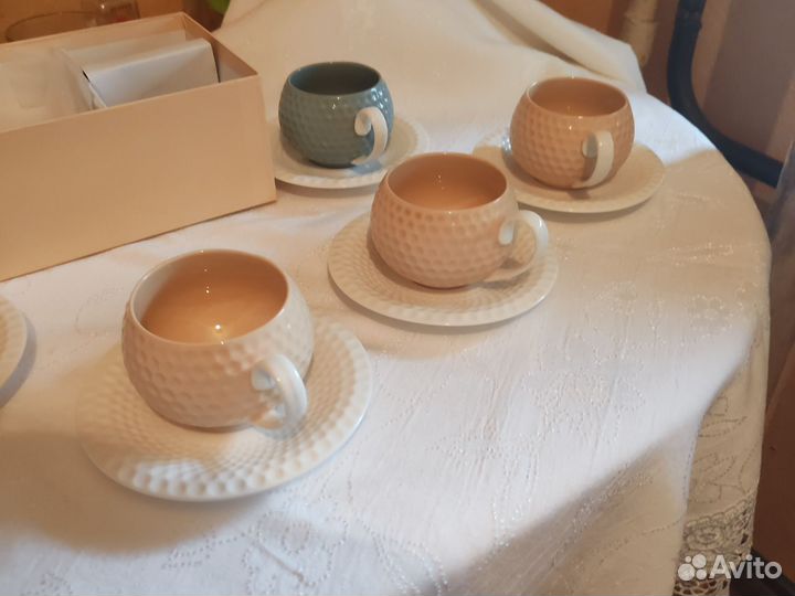 Чашка кофейный и чайный сервис