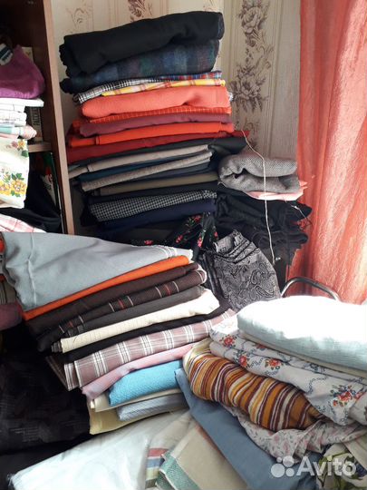 Ткани СССР на пелёнки.одежду.постель