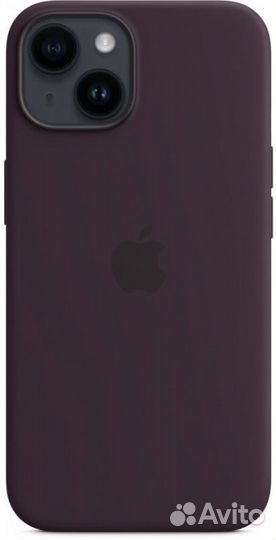 Силиконовый чехол для iPhone 14 Plus (темно-фиоле