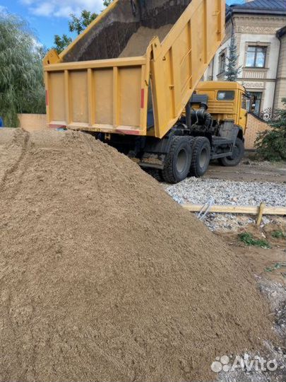 Песок, щебень