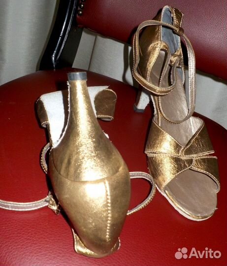 Туфли для бальных танцев кожаные новые 36 размер