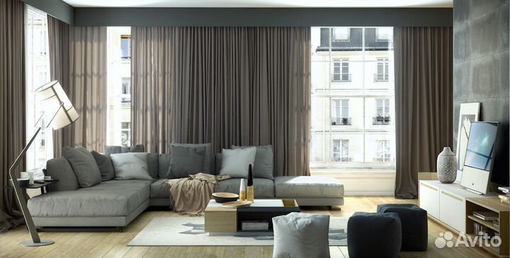 Шторный Электро карниз g-1419