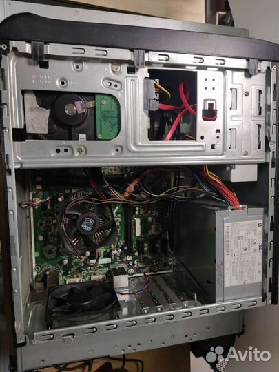 HP компьютер и монитор глянцевый