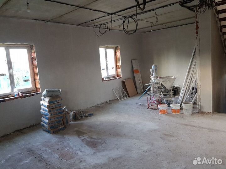 Механизированная штукатурка от 200 м2 по стенам