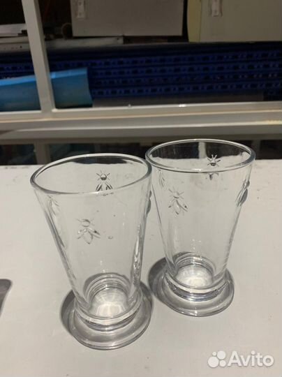 Стаканы высокие прозрачные