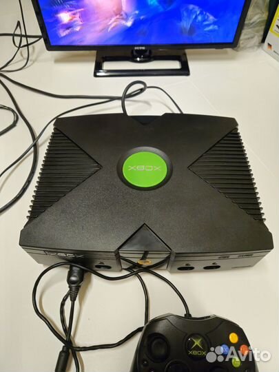 Xbox Original + 13 дисков Отличных игр