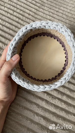 Корзинка трикотажная