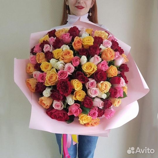 Букеты из 101 розы