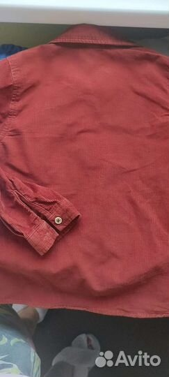 Вельветовая рубашка детская