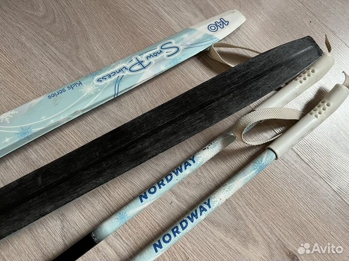 Беговые лыжи детские 140