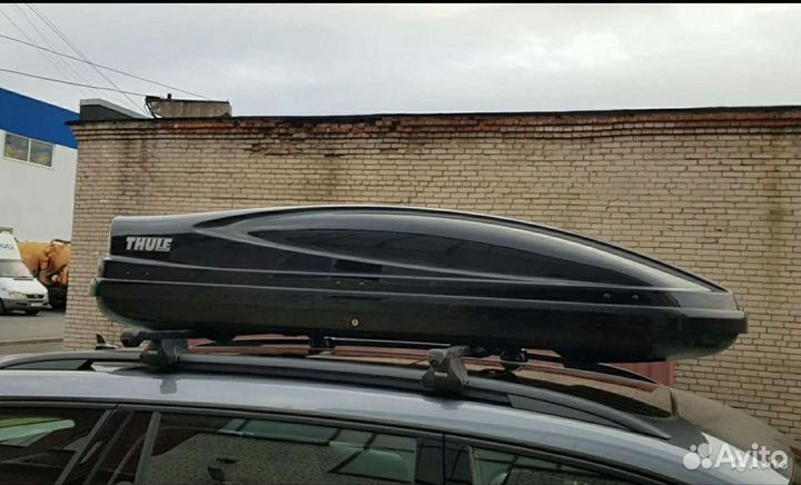 Thule автобокс в прокат багажник на рейленги и