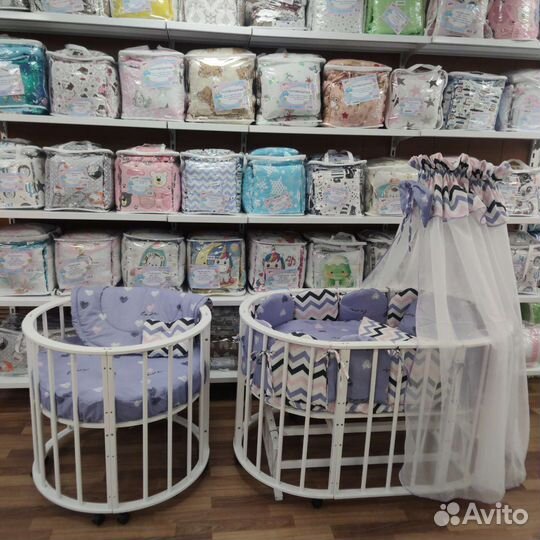 Набор для новорожденных для овальной кровати