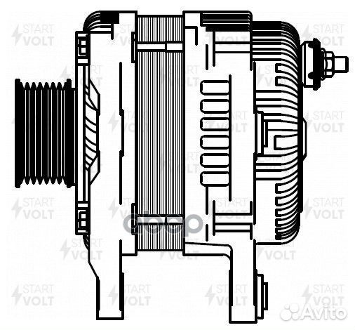 Генератор Nissan Qashqai (06) 1.6i 150A LG 140