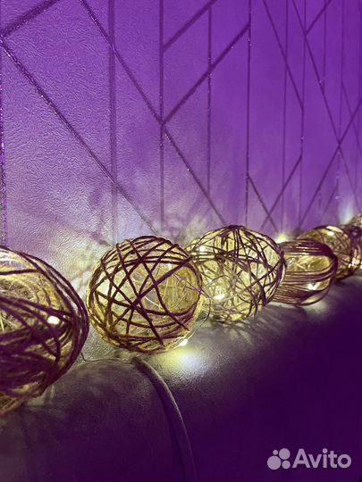 Гирлянда светодиодная самодельная