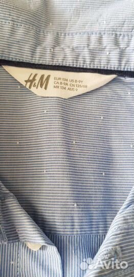 Рубашка на мальчика 128