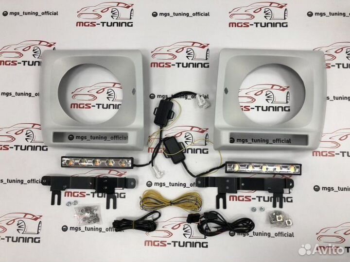 Очки с бегающими дхо Mercedes G-class w463