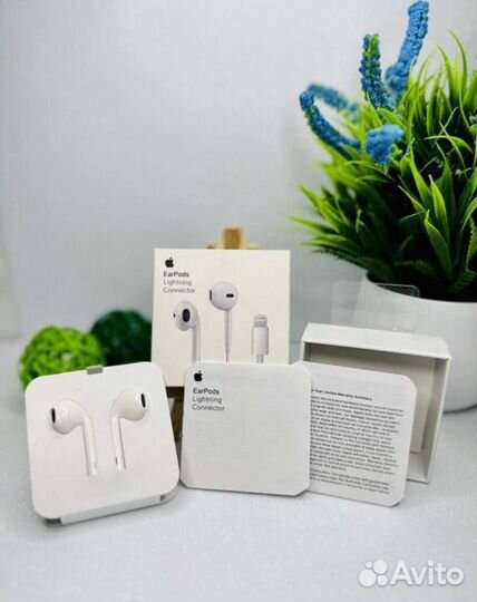 Проводны earpods lightning, новые