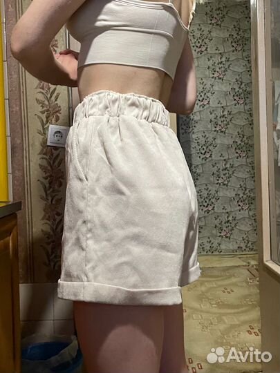 Вельветовые шорты женские