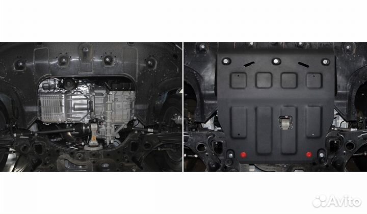 Защита картера и кпп + комлект крепежа