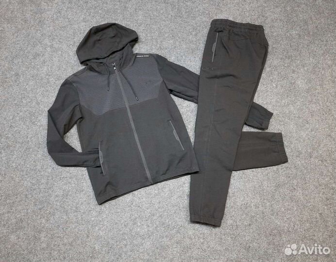 Спортивный костюм мужской артикул 6700 чёрный