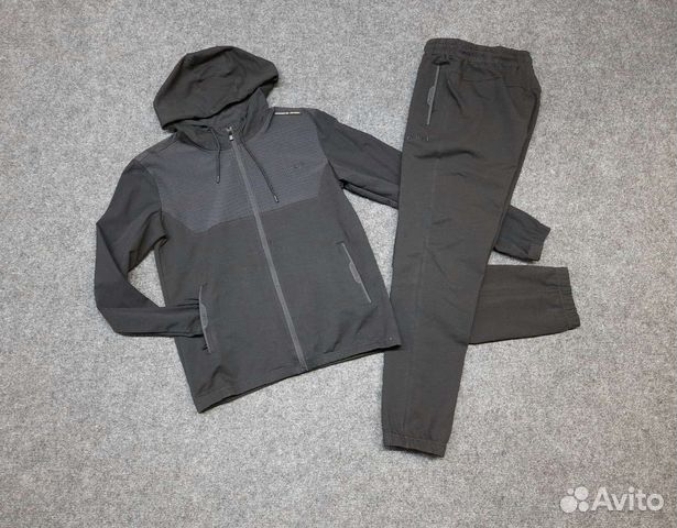 Спортивный костюм мужской артикул 6700 чёрный