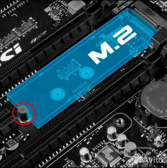 Болт стойка для крепления m.2 ssd