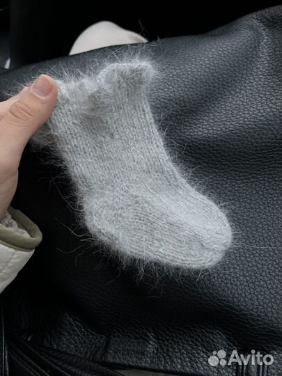 Пуховые детские носки
