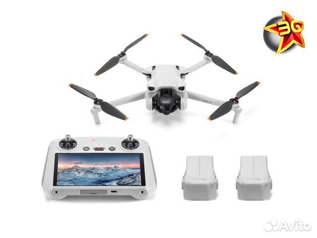 Квадрокоптер Dji Mini 3 Fly More Combo Plus RC Gre