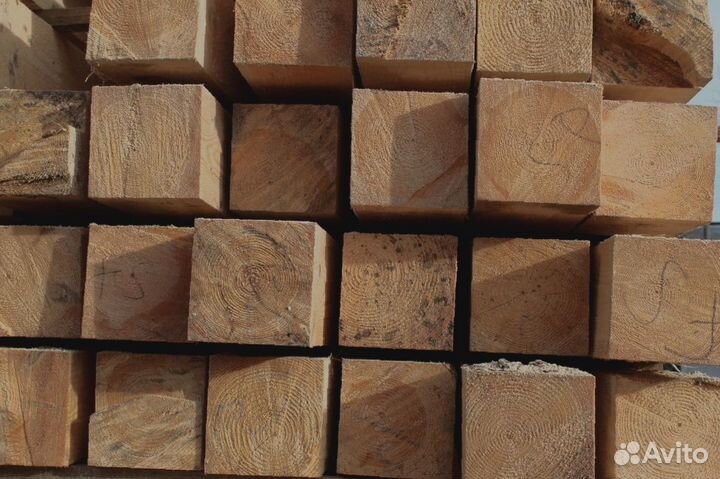 Брус из сосны для строительства